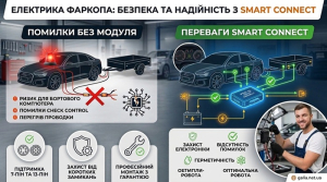 Електрика фаркопа: навіщо потрібен модуль узгодження (Smart Connect) та як не спалити електроніку авто