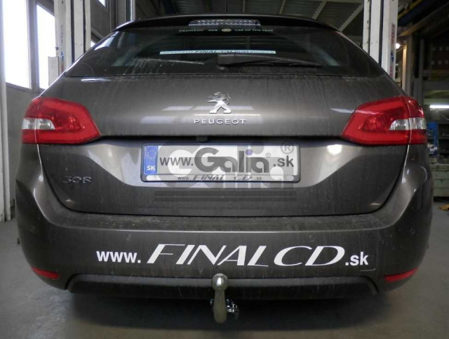 Фаркоп швидкознімний Peugeot 308 2013-2021 (універсал, хетчбек) окрім GT #12