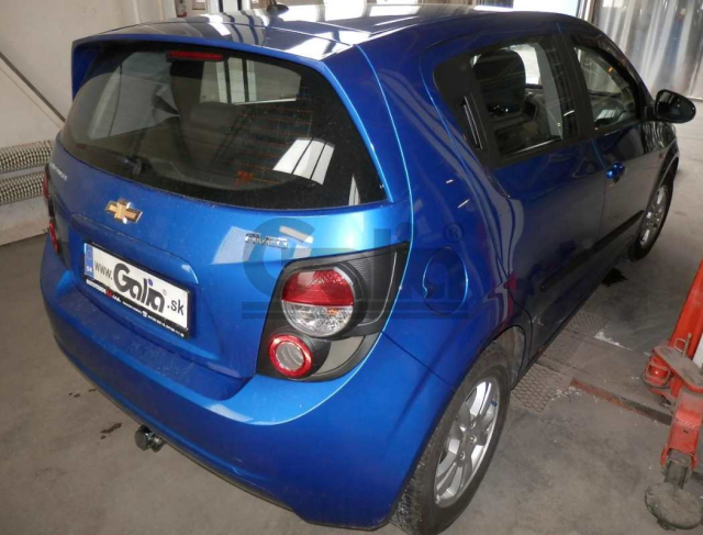 Фаркоп швидкознімний Chevrolet Aveo 2012- (хетчбек) #3