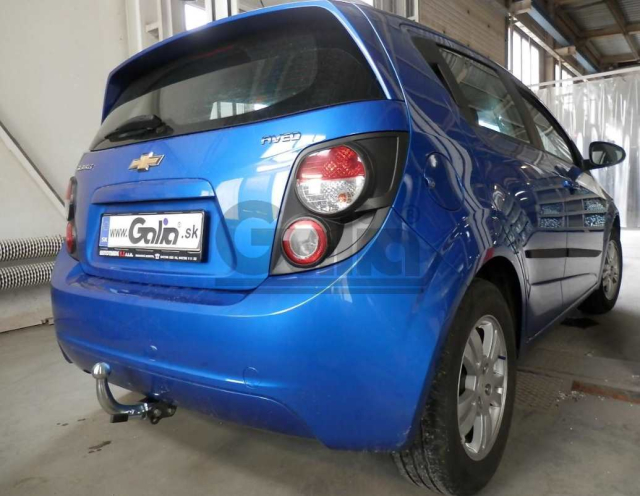 Фаркоп швидкознімний Chevrolet Aveo 2012- (хетчбек) #9