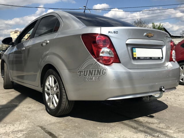 Фаркоп знімний Chevrolet Aveo 2011- (седан) #2