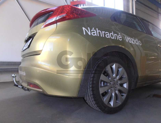 Фаркоп швидкознімний Honda Civic 2011-2017 (хетчбек 5 дв.) #3
