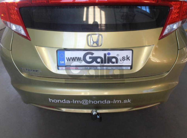Фаркоп швидкознімний Honda Civic 2011-2017 (хетчбек 5 дв.) #6