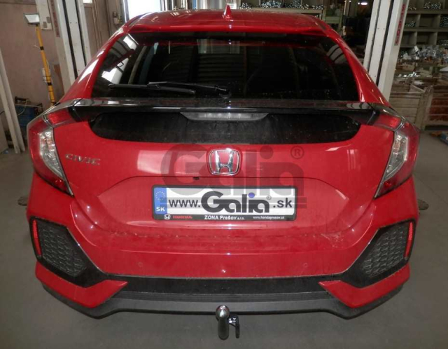Фаркоп швидкознімний Honda Civic 2016- (хетчбек 5 дв.) #8