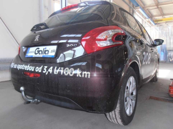 Фаркоп швидкознімний Peugeot 208 2012-2019