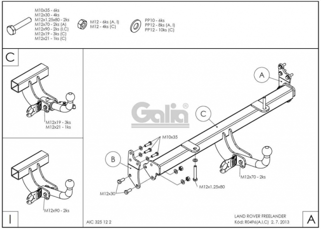 Фаркоп швидкознімний Land Rover Freelander 1998-2007 #9