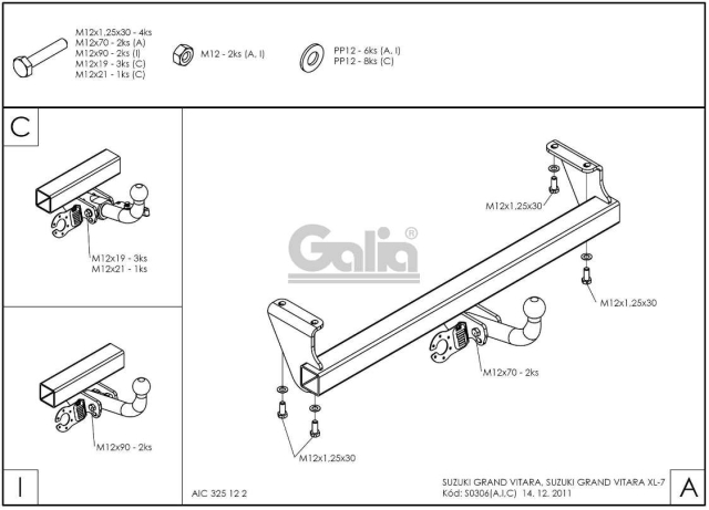 Фаркоп знімний Suzuki Grand Vitara 1998-2005 #2