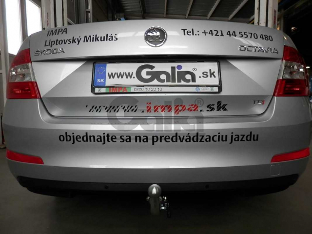 Фаркоп швидкознімний Skoda Octavia A8 2020- (седан, універсал) #6