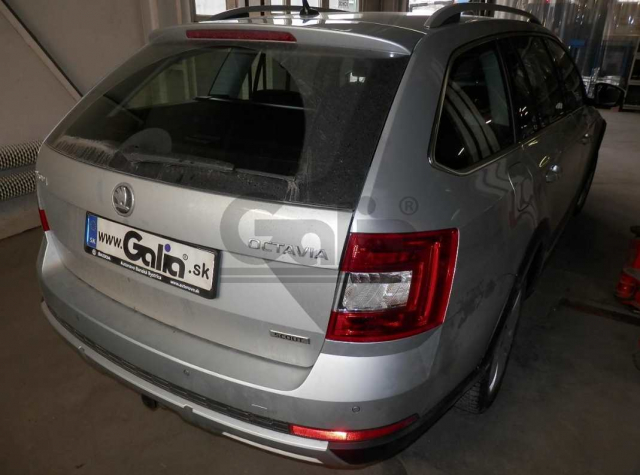 Фаркоп швидкознімний Skoda Octavia A7 2013-2020 (седан, ліфтбек, універсал) +Scout #3